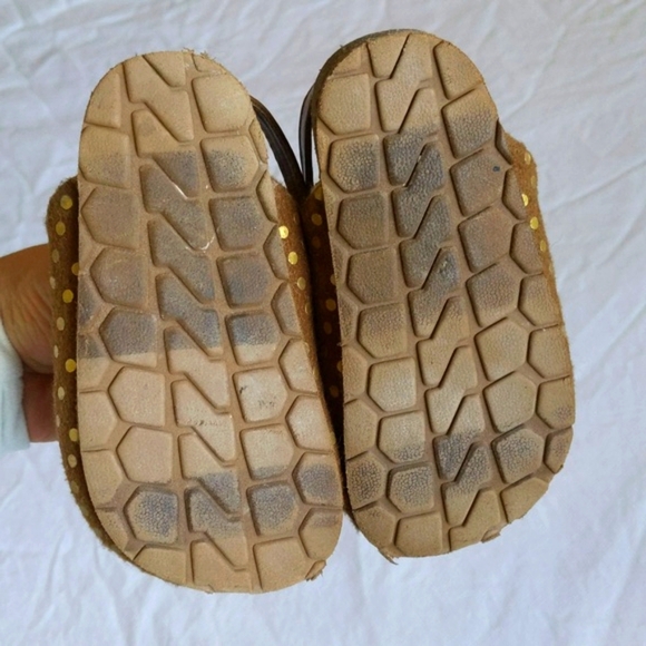 babyGap warm-lined clog style slippers with strap size 7-8 toddler girls - Picture 3 of 6